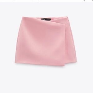Zara Pink Asymmetrical Skort